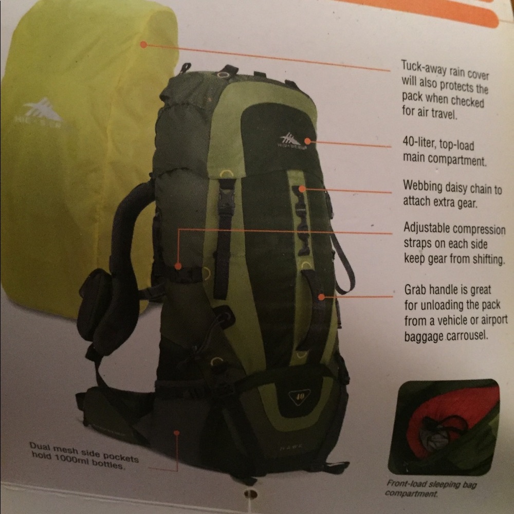 High Sierra Hiking Backpack